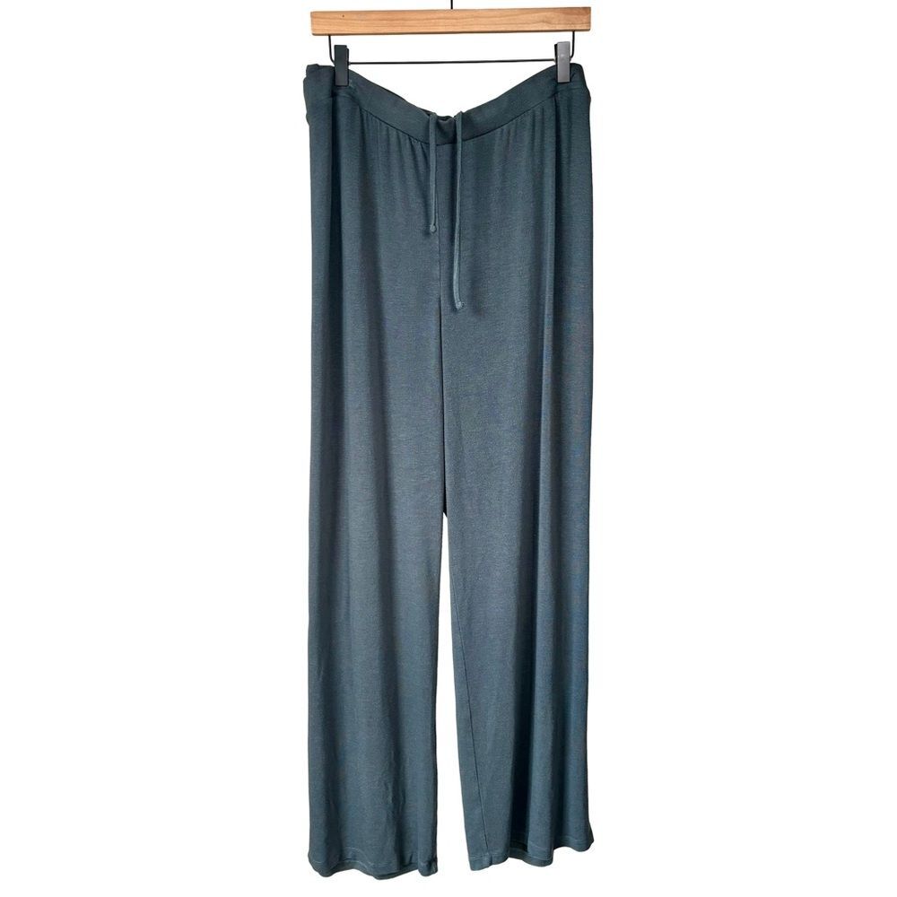 Skims PJ Sleep Pajama Pants - Deep Sea - 4x - / Green Knit Pajama Loungewear
